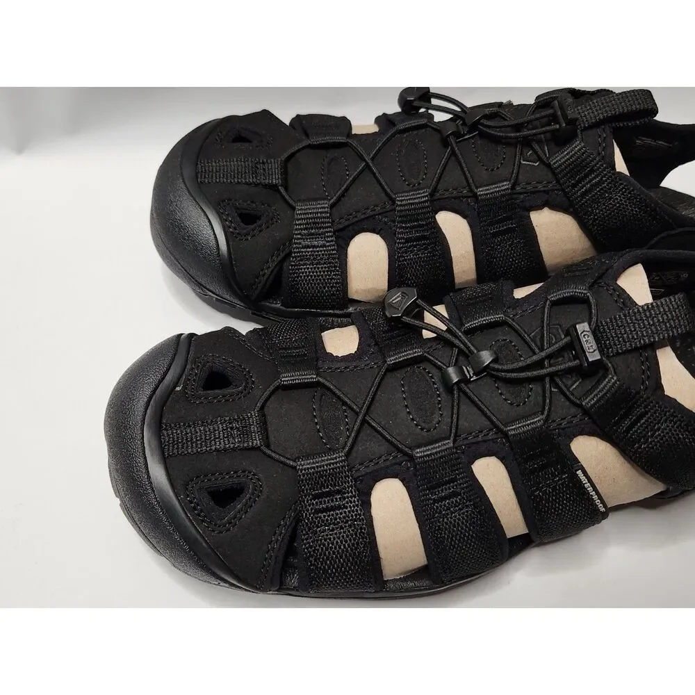 KEEN Clearwater CNX Men’s Sandals 10.5 Triple Black Waterproof